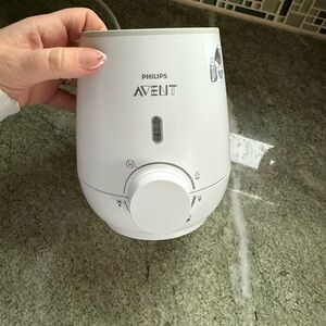 Philips AVENT White Bottle Warmer & Breastmilk Freezer Storage Container